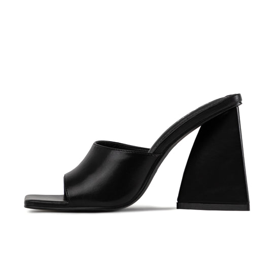 RAID Angel Heeled Mule in Black