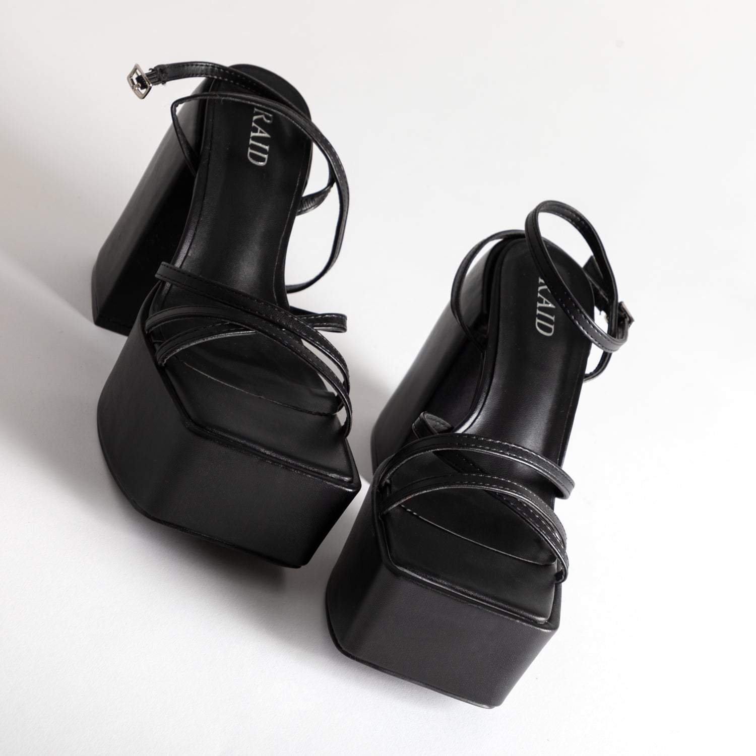RAID Belcia Platform Sandal in Black