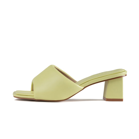 RAID Irmaa Low Block Mule in Lime