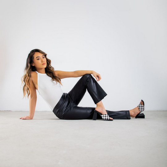 RAID Sonam Heeled Mule in Black