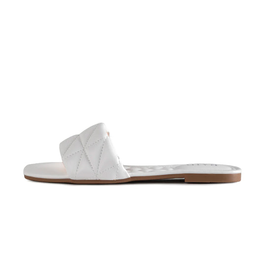 RAID Aerilyn Flat Mule in White