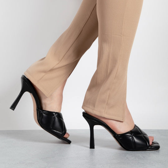 RAID Magick Heeled Mule in Black