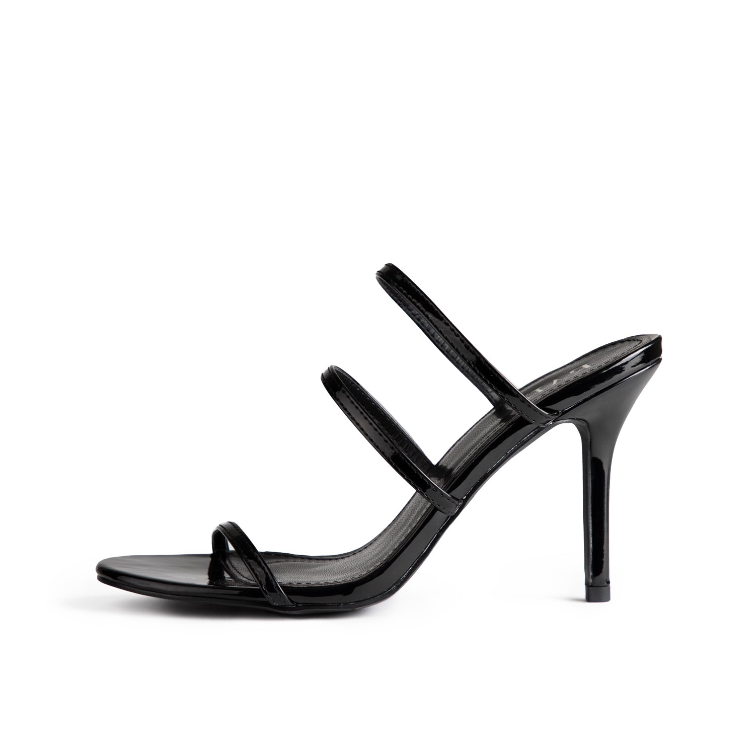 RAID Lareina Heeled Mules in Black