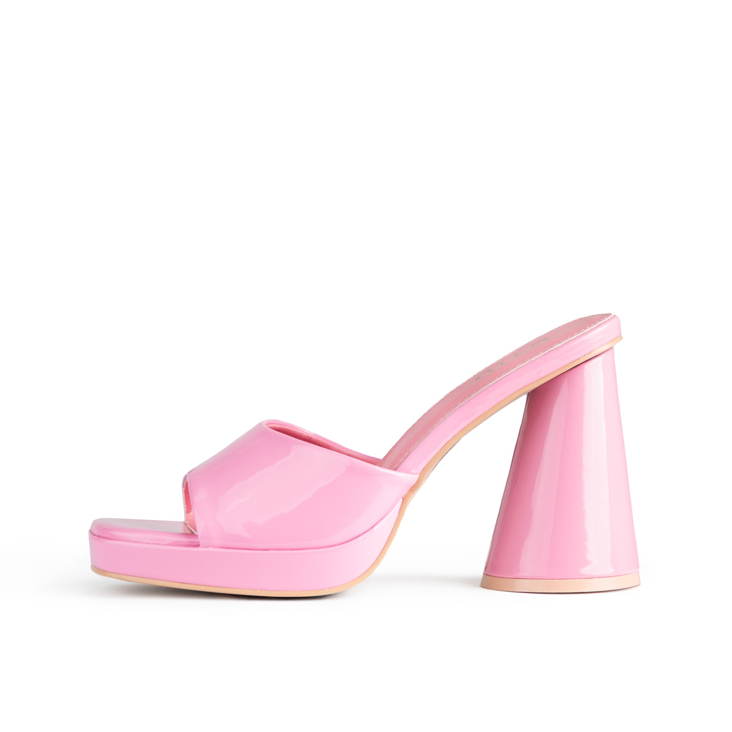 RAID Kiko Block Heeled Mule in Pink