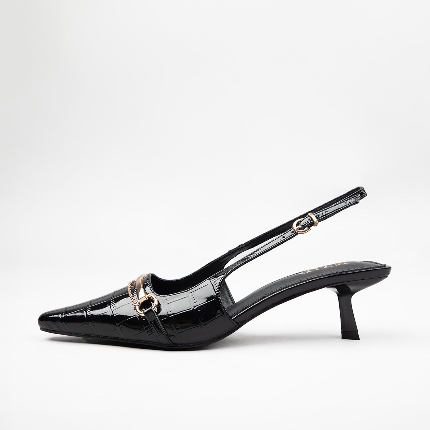 RAID Alique Slingbacks in Black