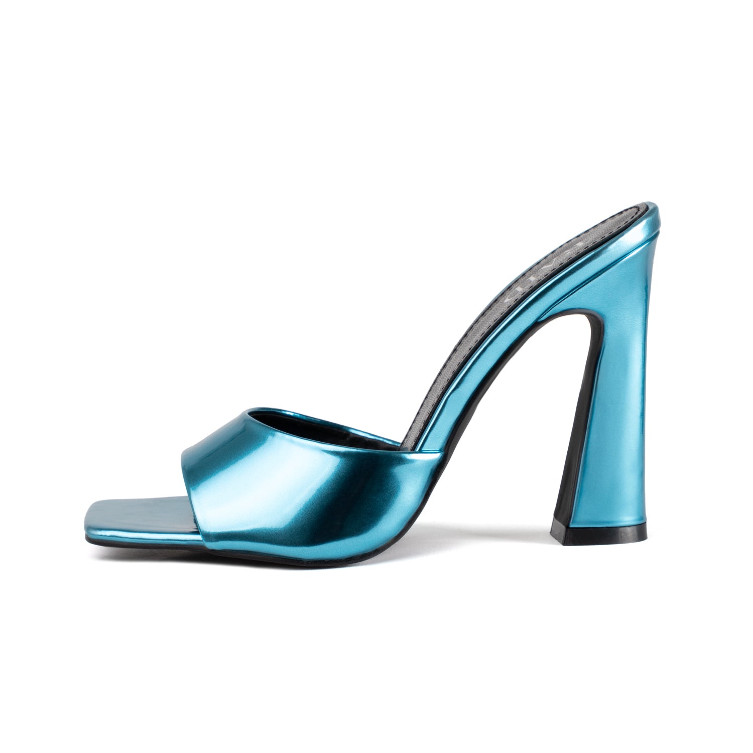 RAID Alenna Heeled Mules in Blue