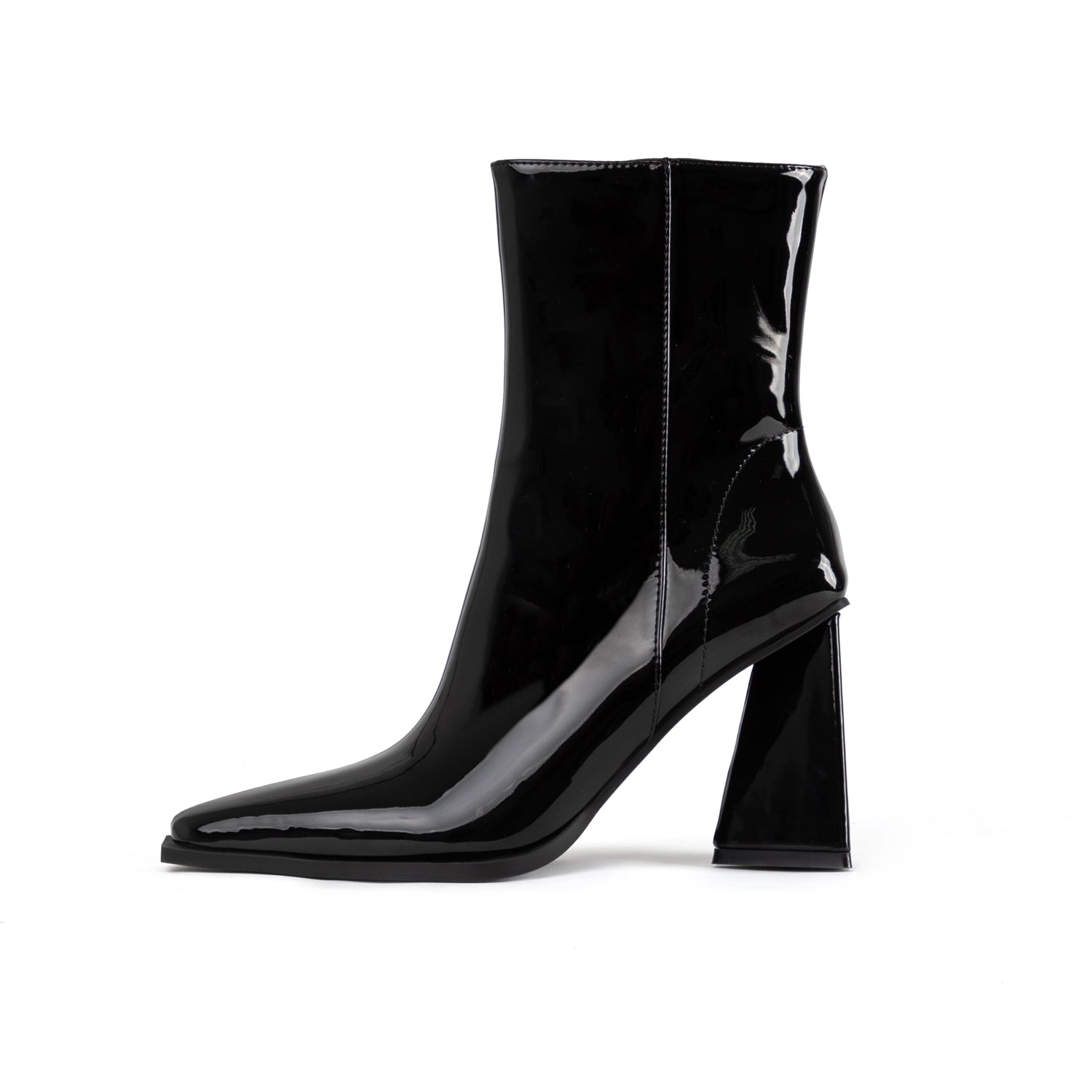 RAID Alessa Block Heeled Ankle Boots in Black