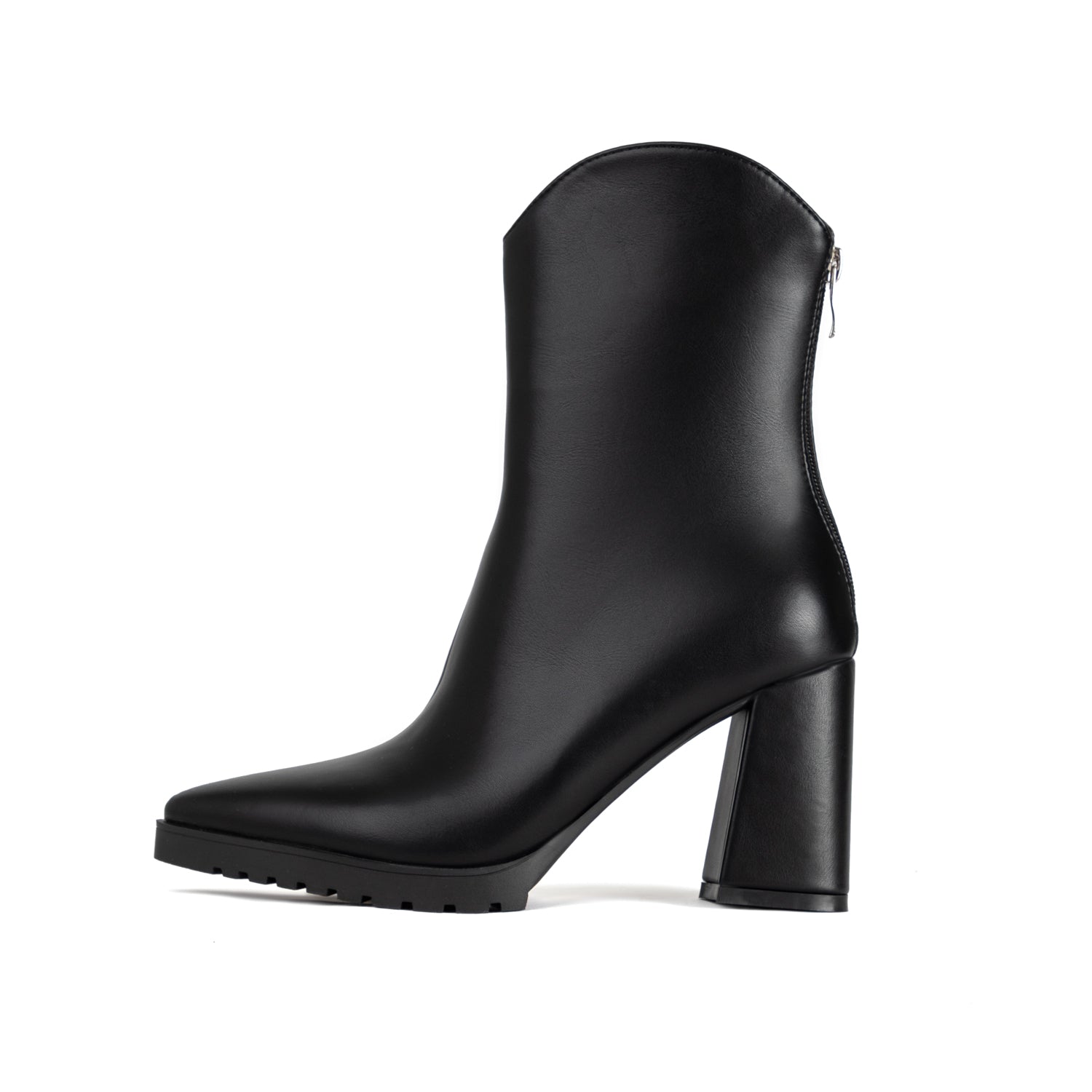 RAID Alizaa Block Heeled Ankle Boots in Black