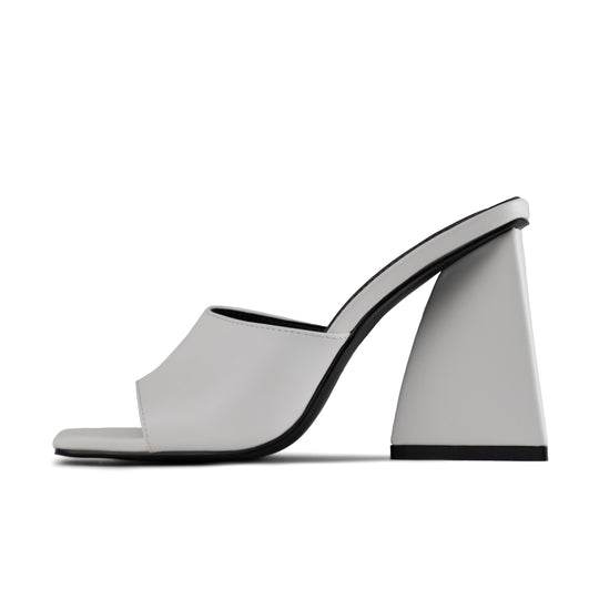RAID Angel Heeled Mule in White