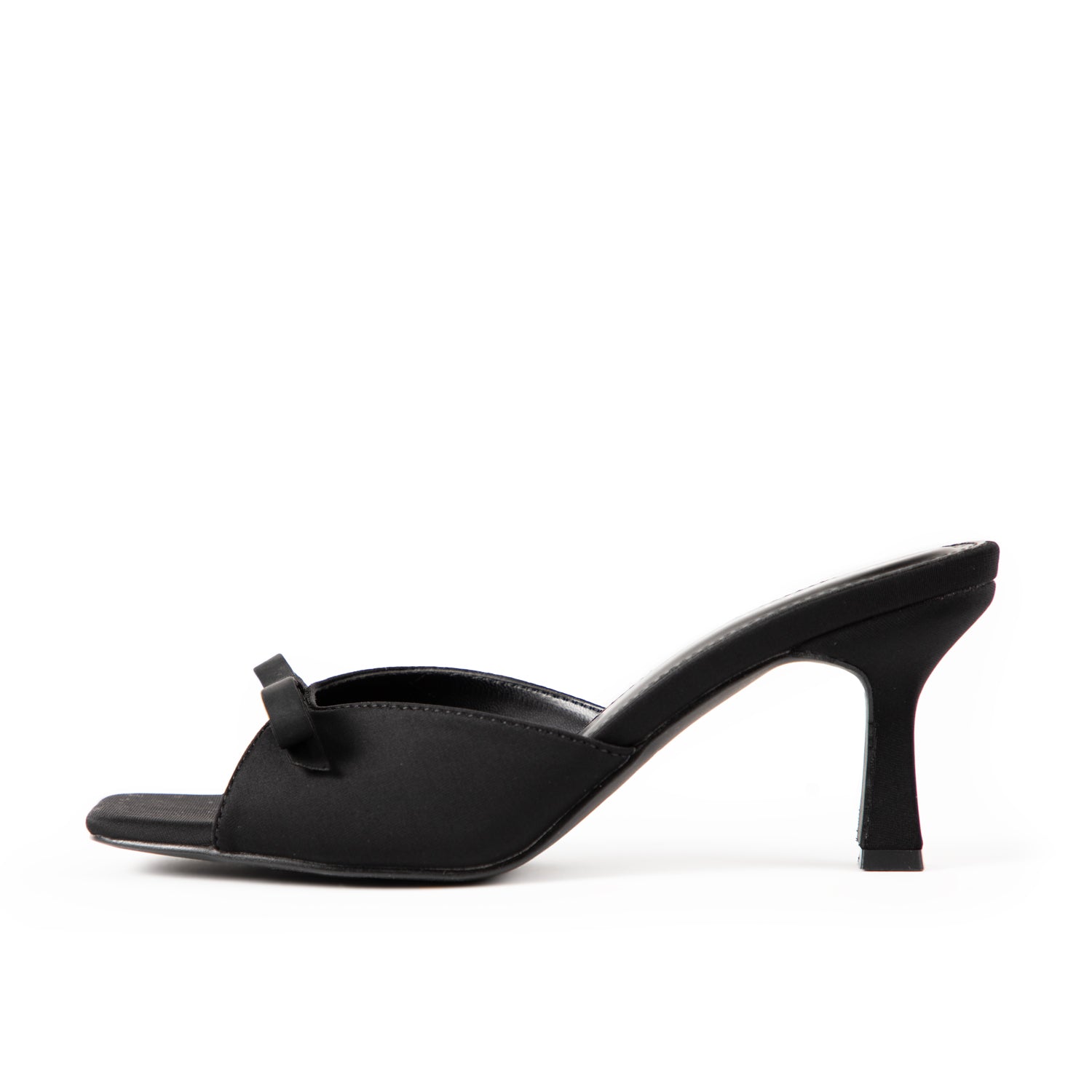 RAID Angie Heeled Mules in Black