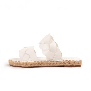 RAID Aries Flat Sandals in White