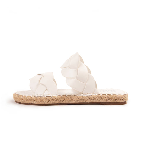 RAID Aries Flat Sandals in White