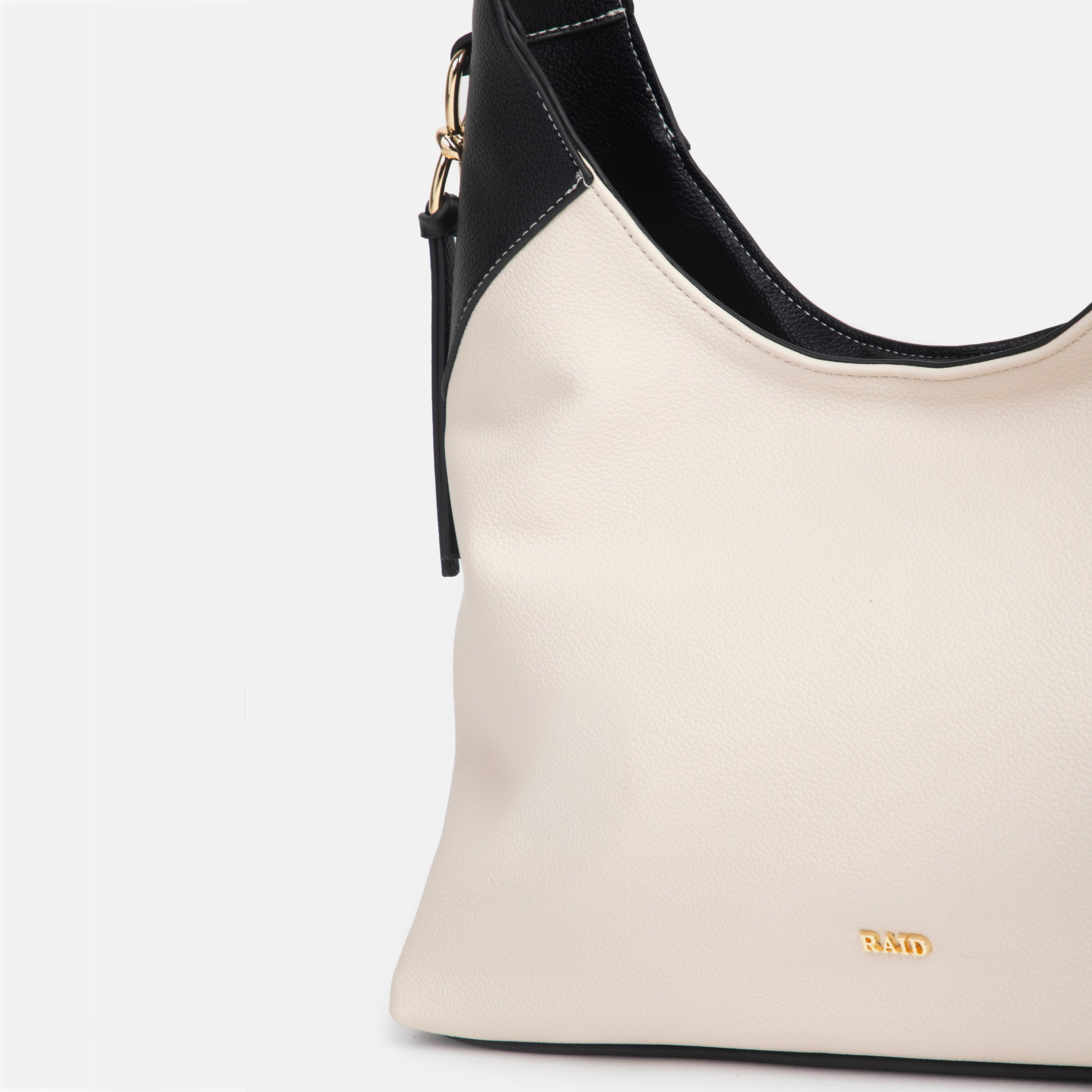 RAID Beverly Shoulder Bag in Black and Cream