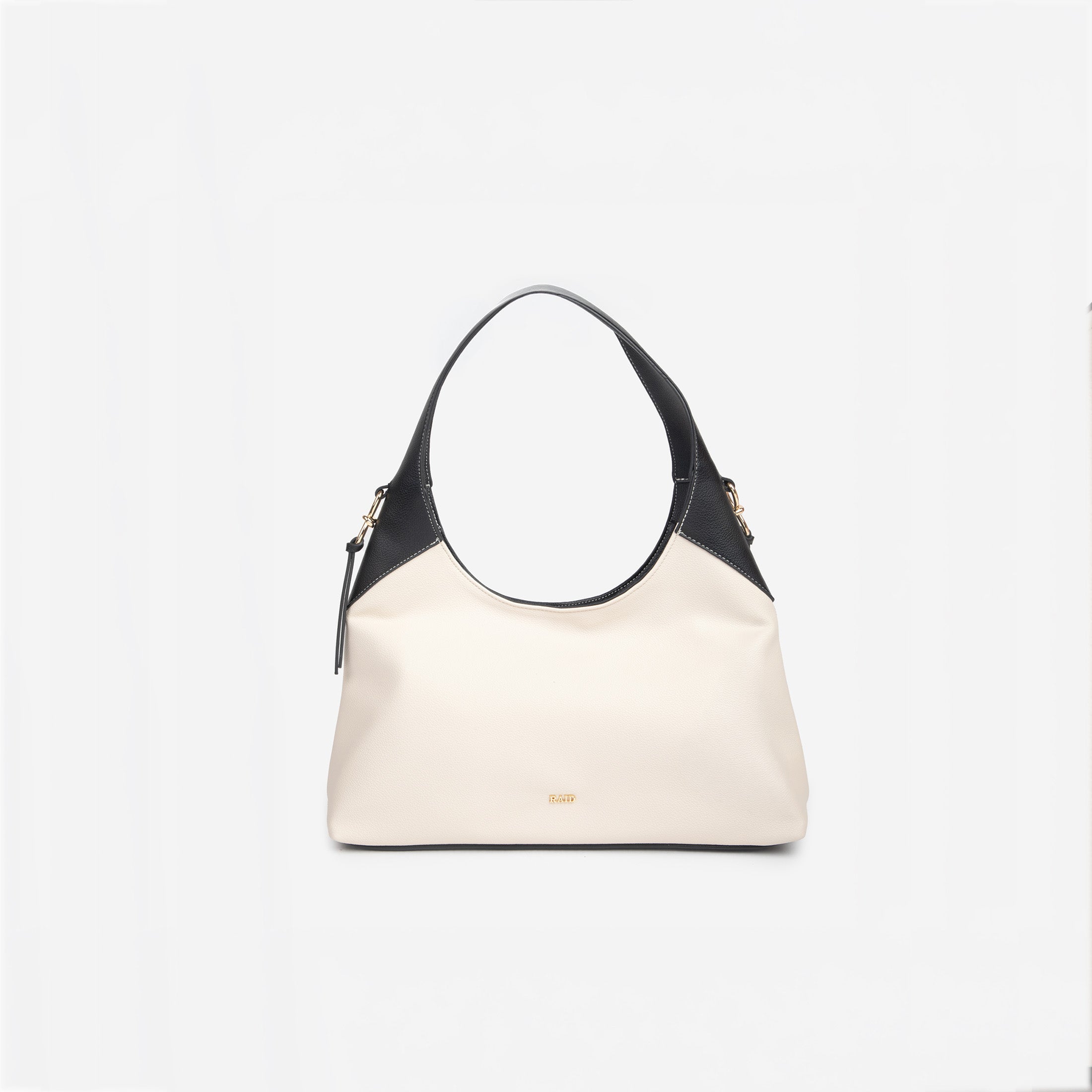 RAID Beverly Shoulder Bag in Black and Cream