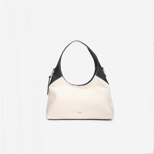 RAID Beverly Shoulder Bag in Black and Cream