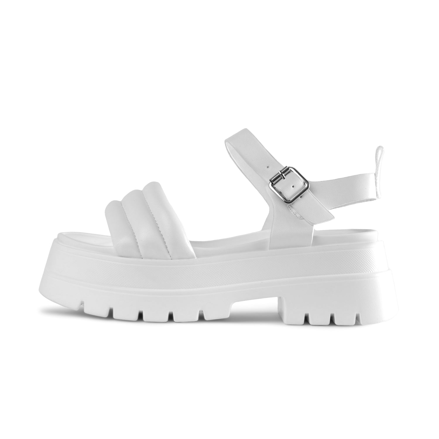RAID Brenner Chunky Padded Sandal in White