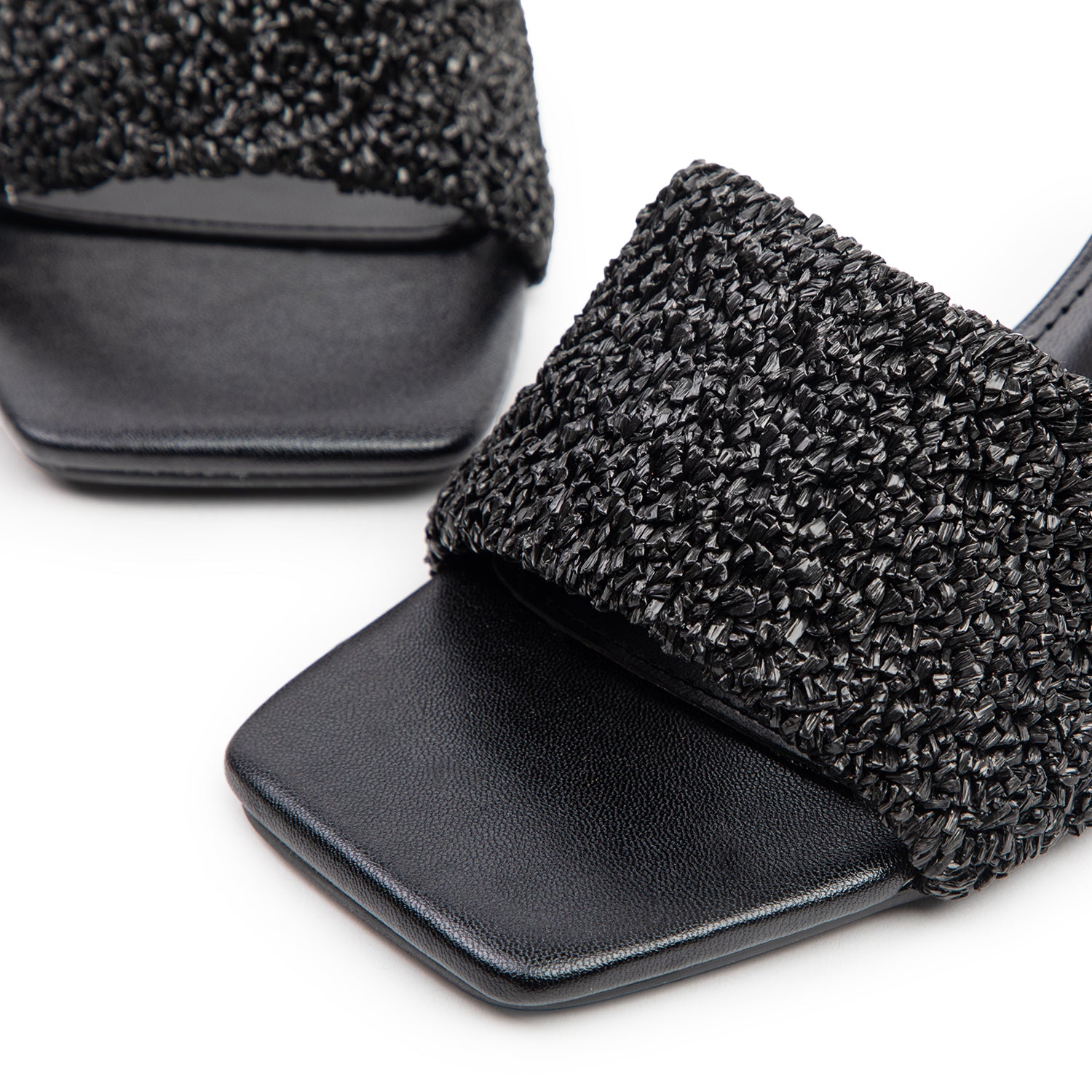 RAID Caprice Heeled Mule in Black