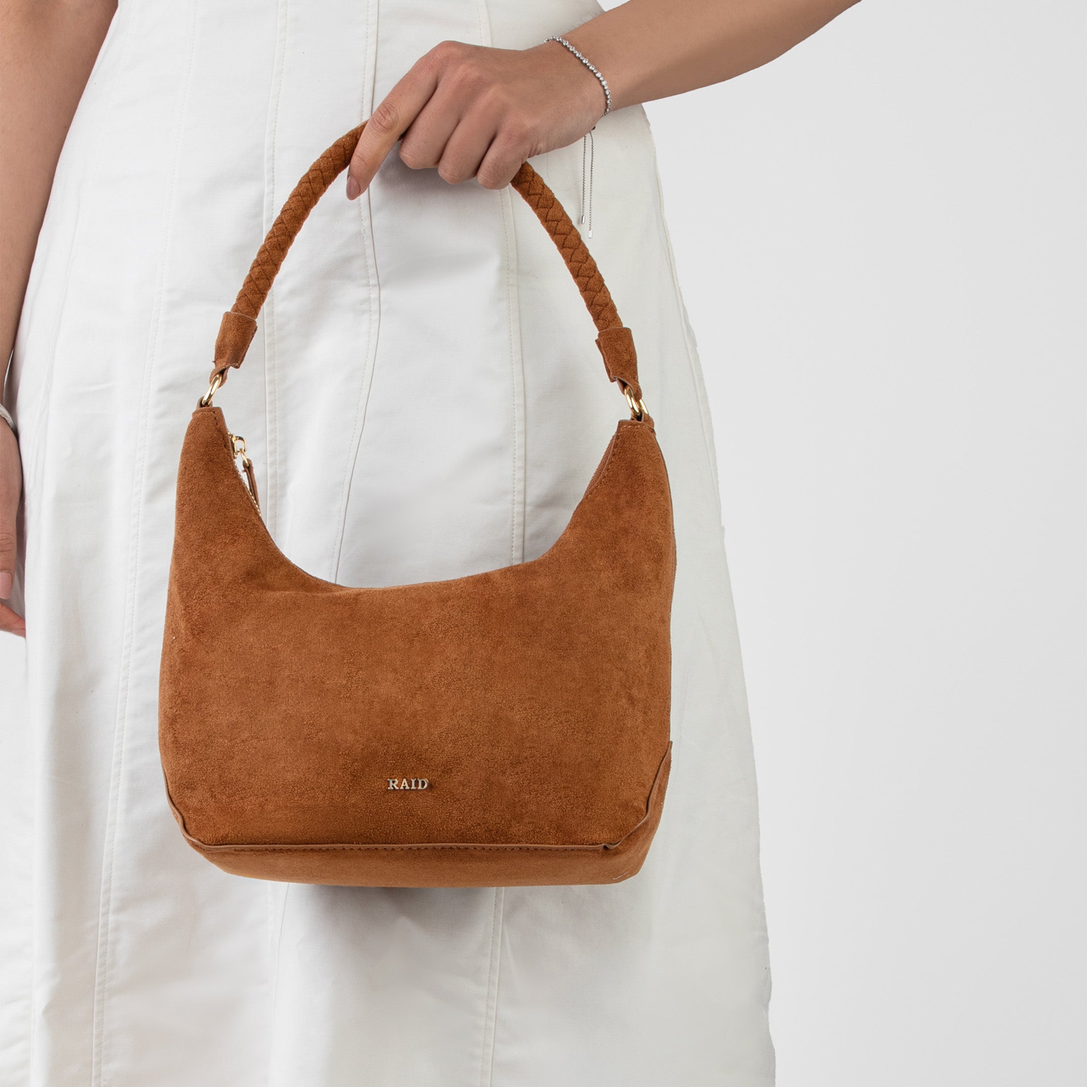 RAID Clementine Shoulder Bag in Tan