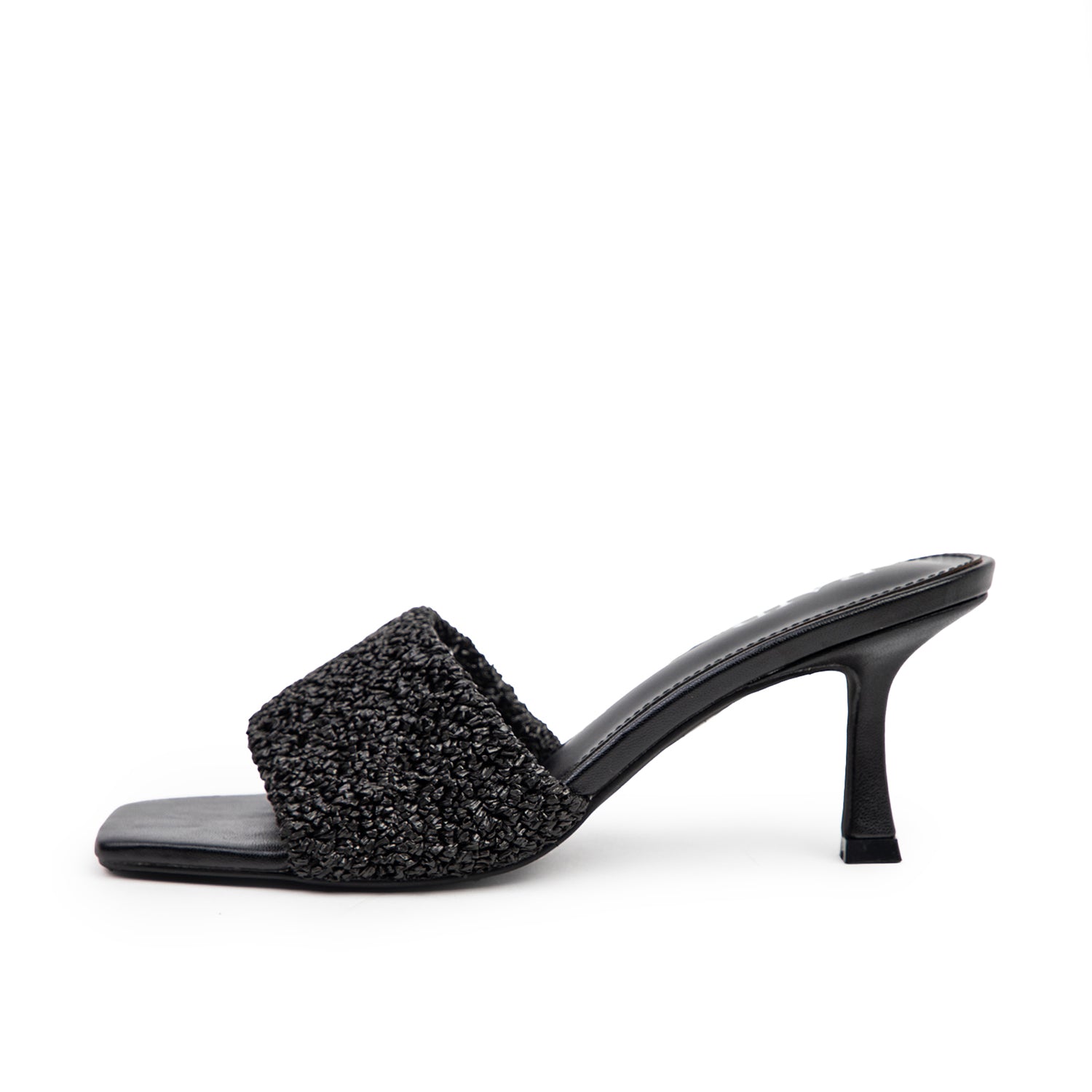 RAID Caprice Heeled Mule in Black