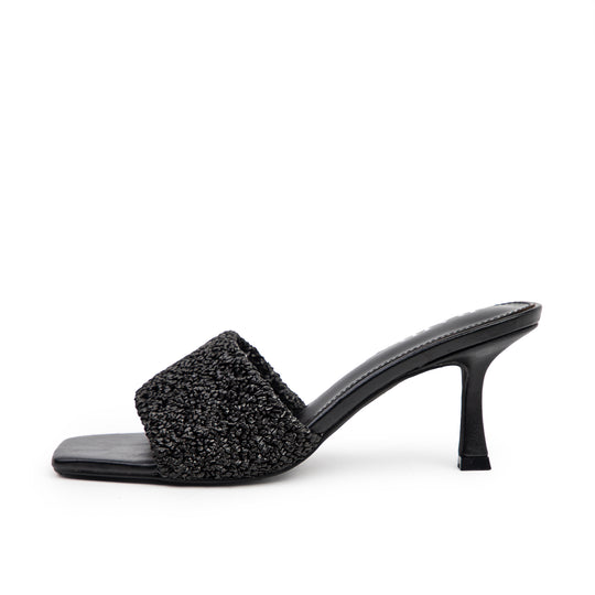 RAID Caprice Heeled Mule in Black