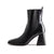 RAID Constant Block Heeled Ankle Boot in Black Croc