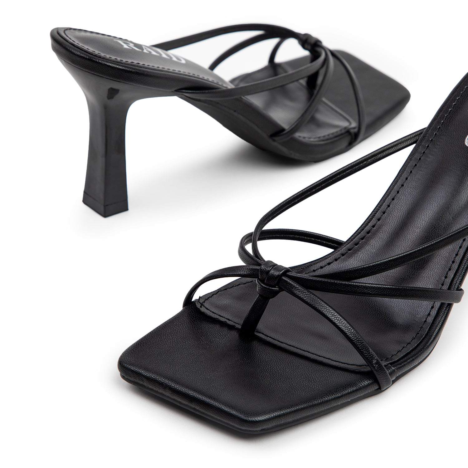 RAID Evena Heeled Sandals in Black