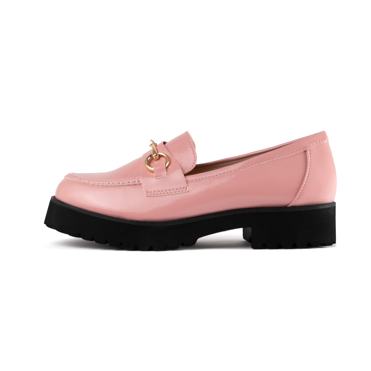 RAID Empire Chunky Shoe in Pink Crinkle