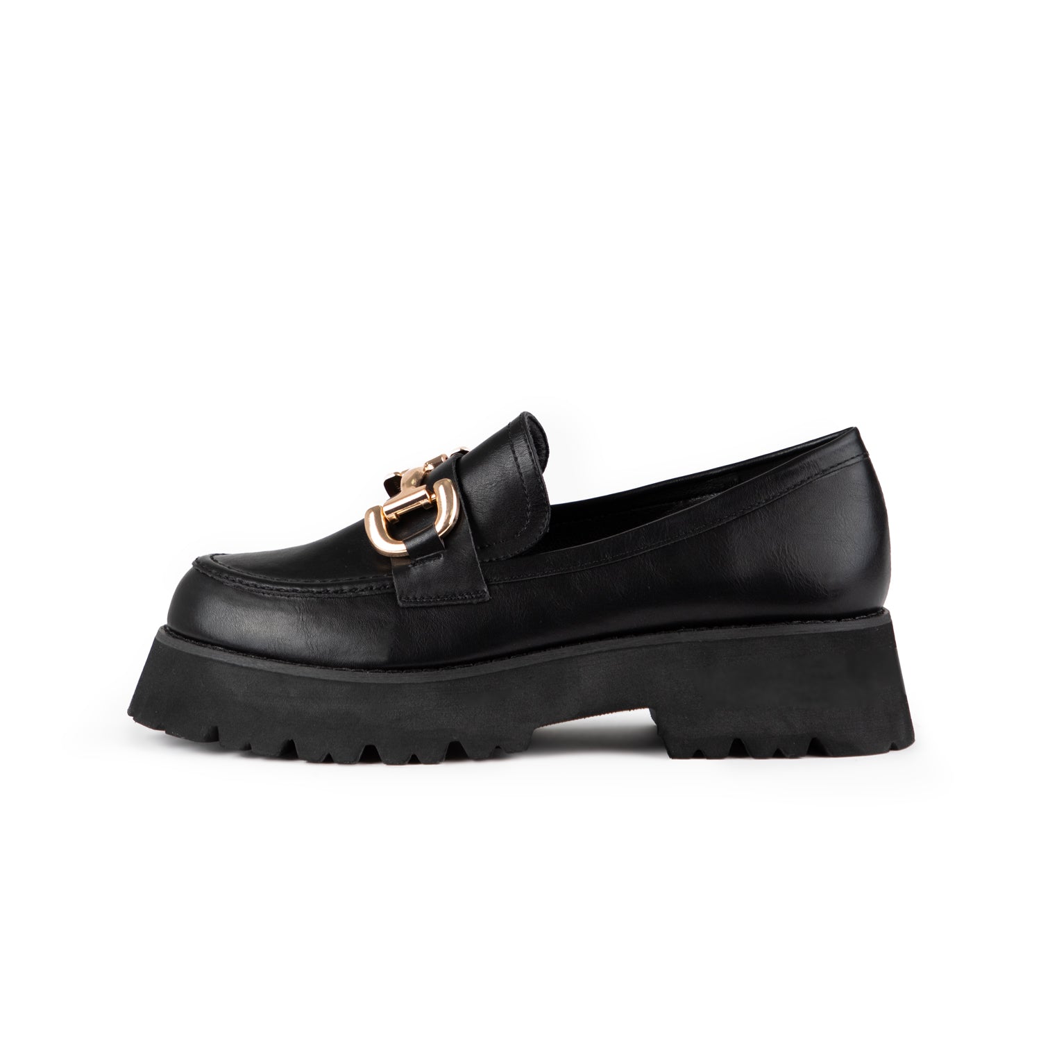 RAID Gennia Chunky Flat Shoes in Black