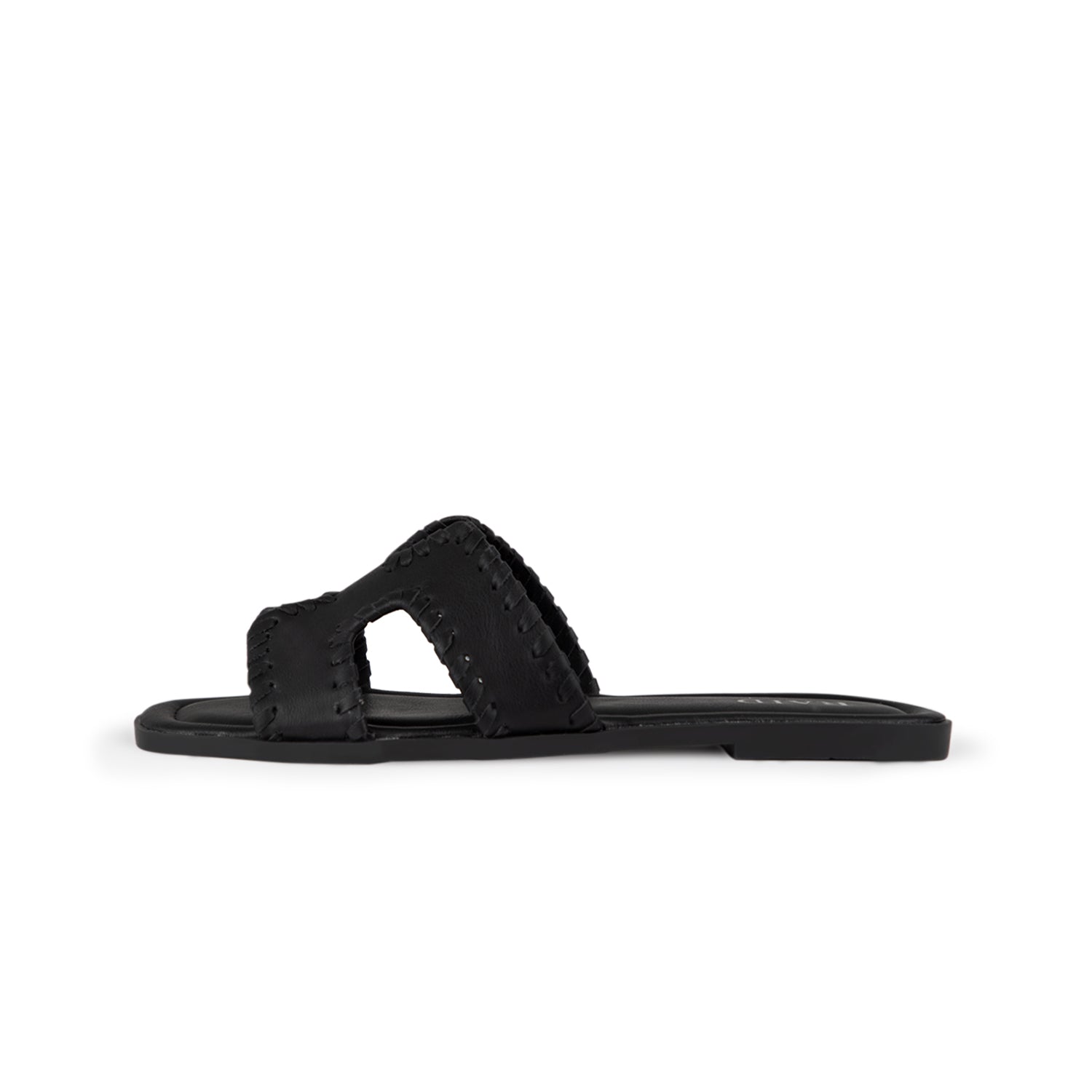 RAID Ginerva Flat Mules in Black