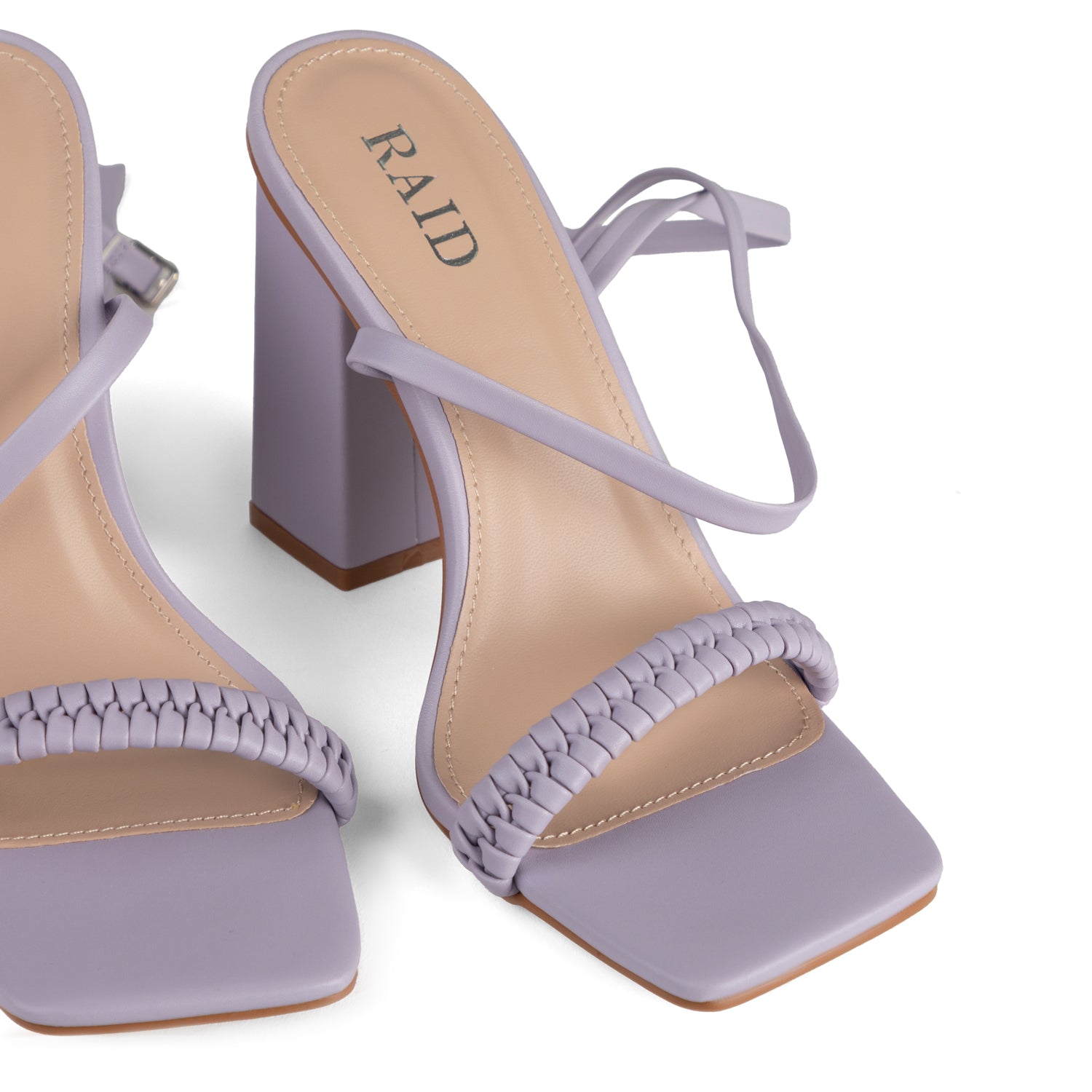 RAID Ginny Block Heels in Lilac