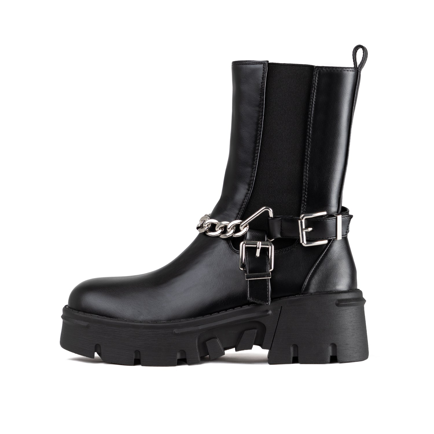 RAID Greta Chunky Ankle Boots in Black RAID Greta Chunky Ankle Boots in Black