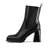 RAID Iona Block Heeled Ankle Boots in Black