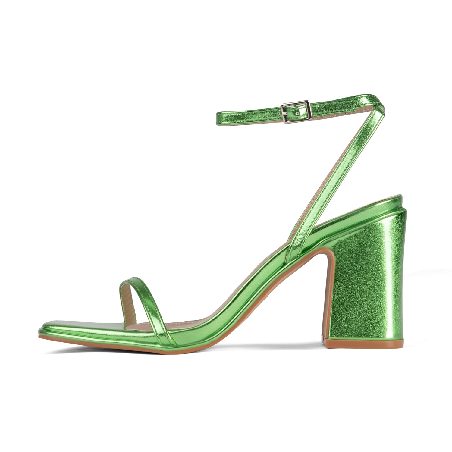 RAID Julina Block Heels in Green