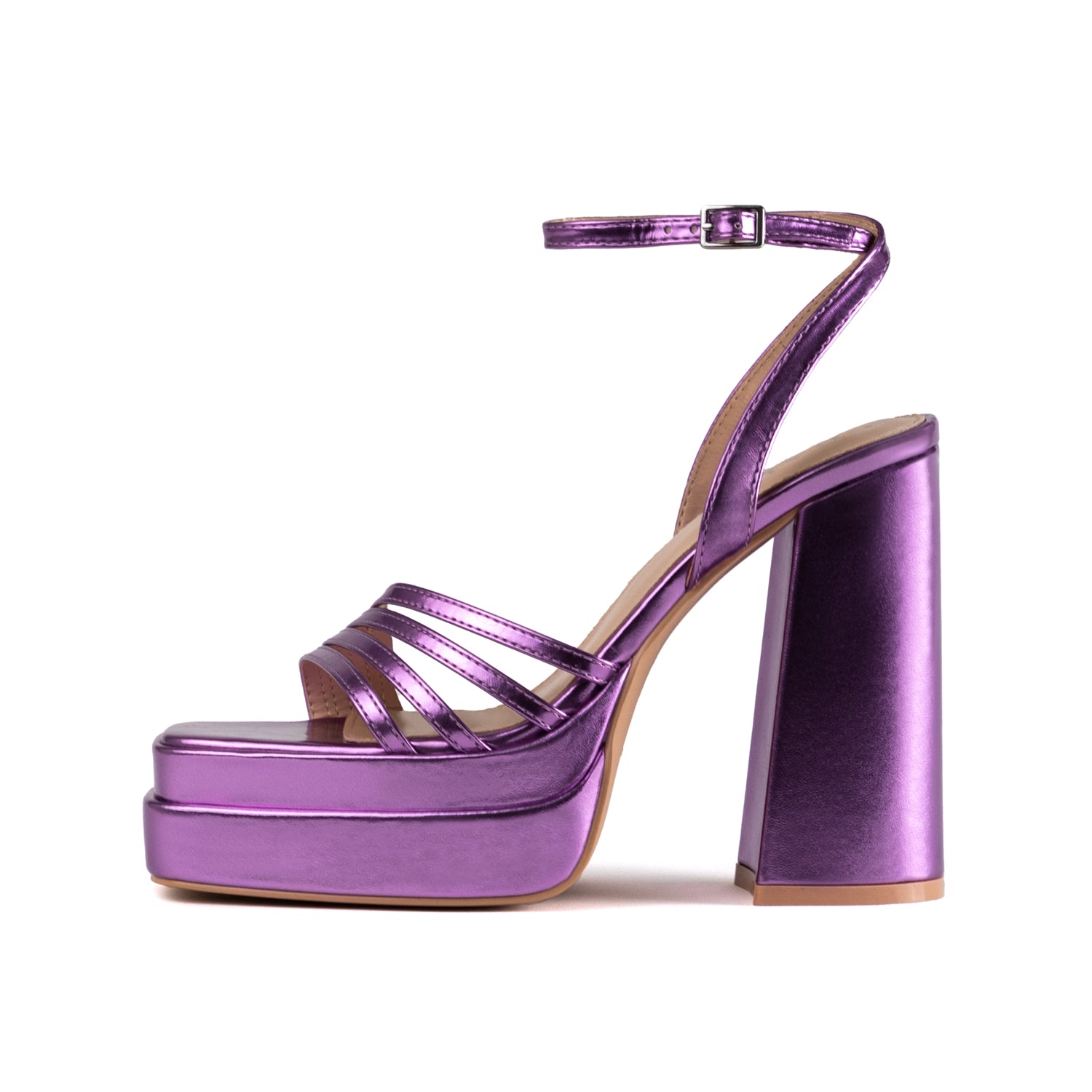 Dorothy Perkins Lilac 'Safira' Strappy Heeled Sandals | Dorothy Perkins |  ShopLook