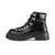 RAID Maple Chunky Hiker Boots in Black