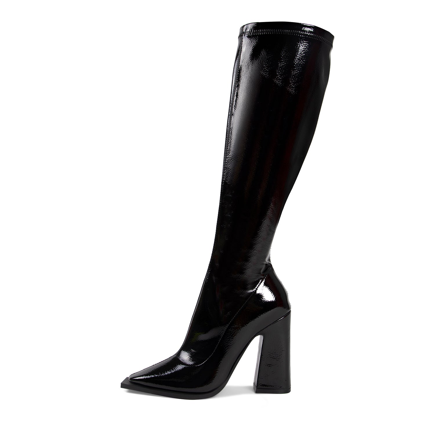 RAID Maxique Block Heeled Boot in Black