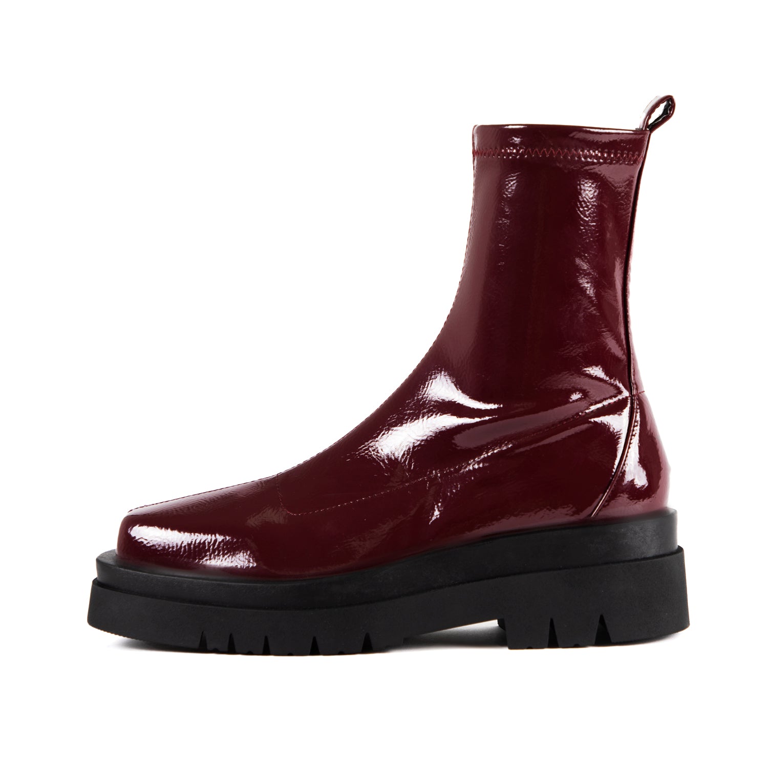 Raid Milla Ankle Boot in Dark Red