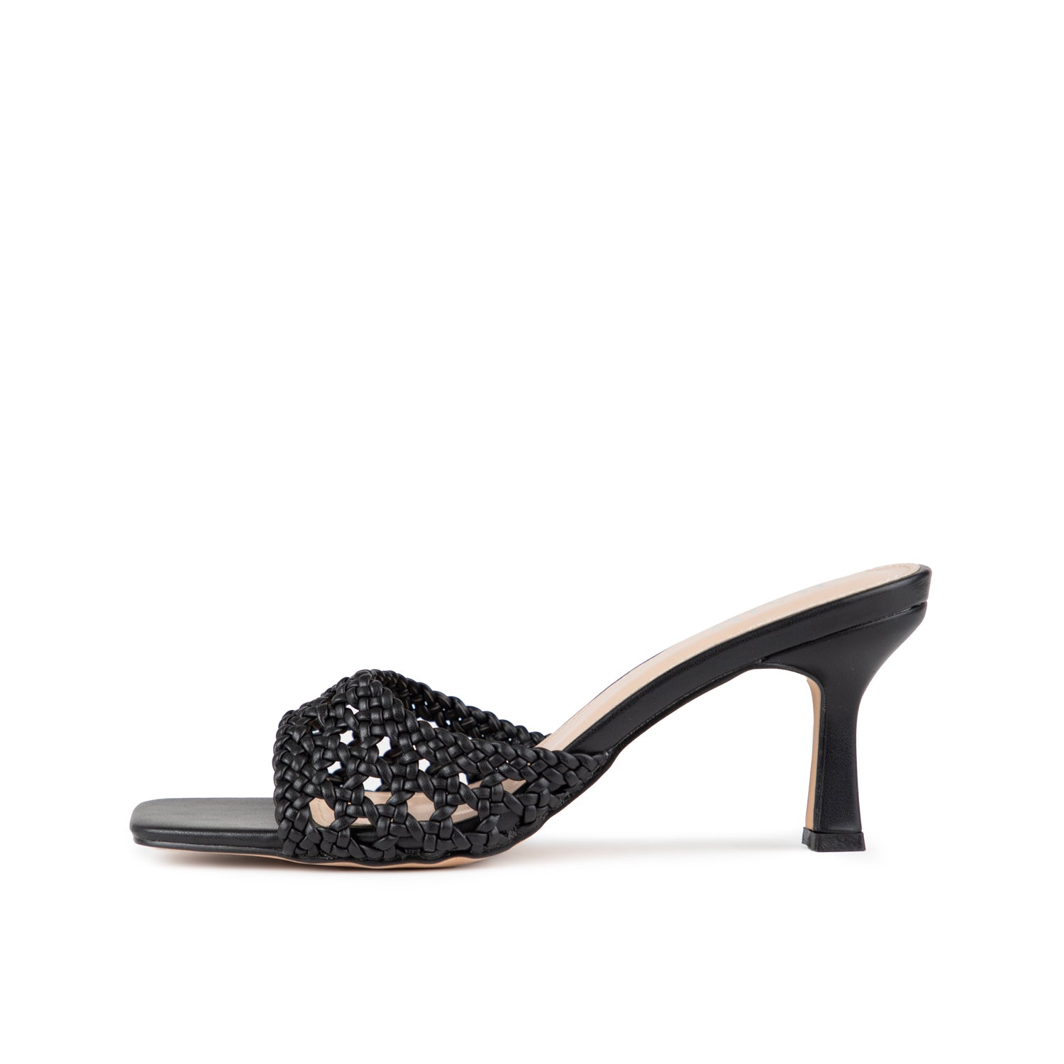 RAID Morella Heeled Mules in Black