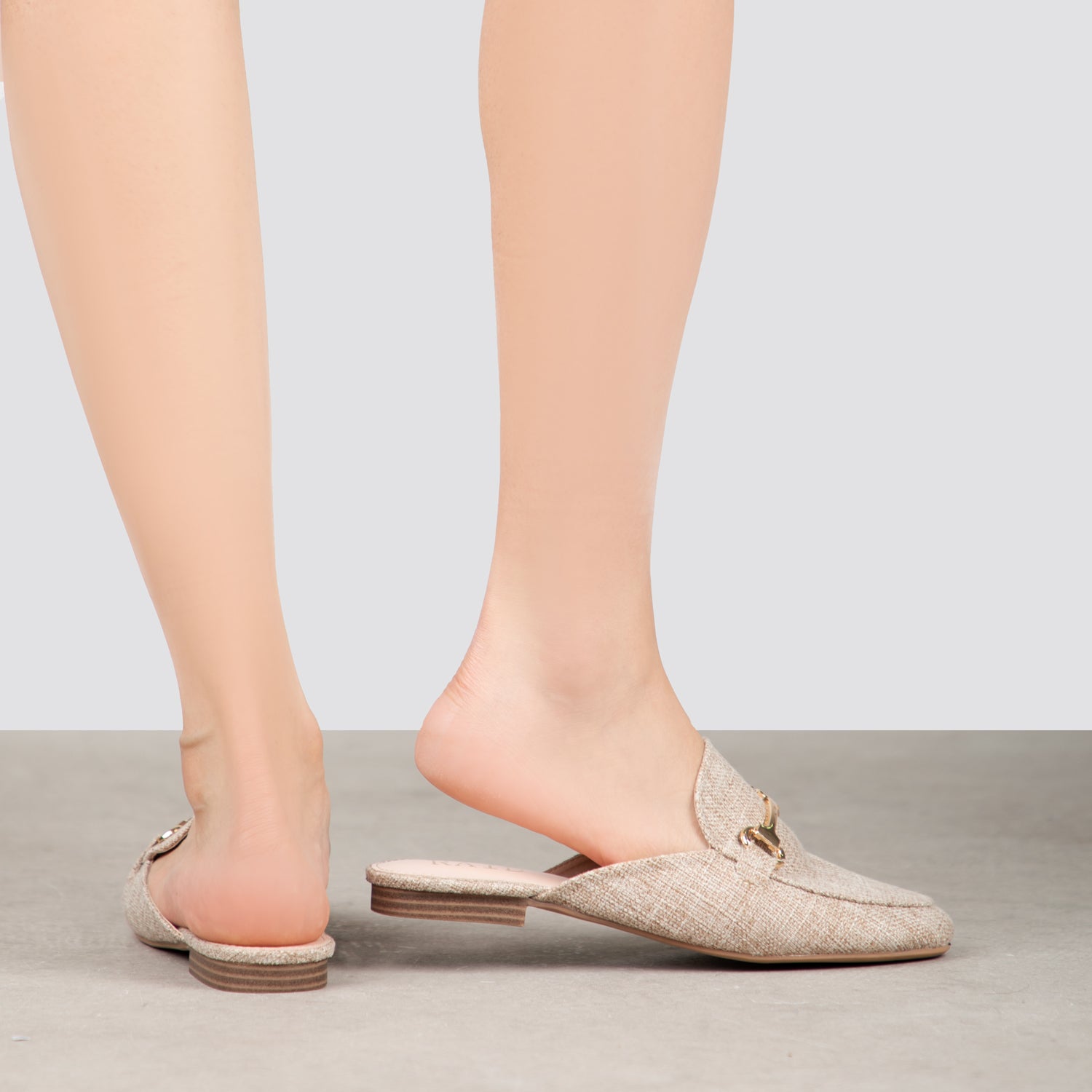 RAID Nancy Flat Mules in Natural Jute