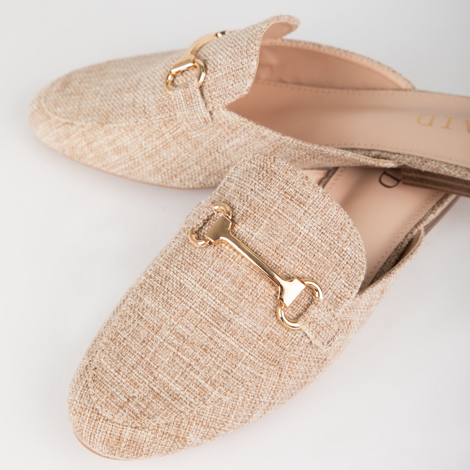 RAID Nancy Flat Mules in Natural Jute