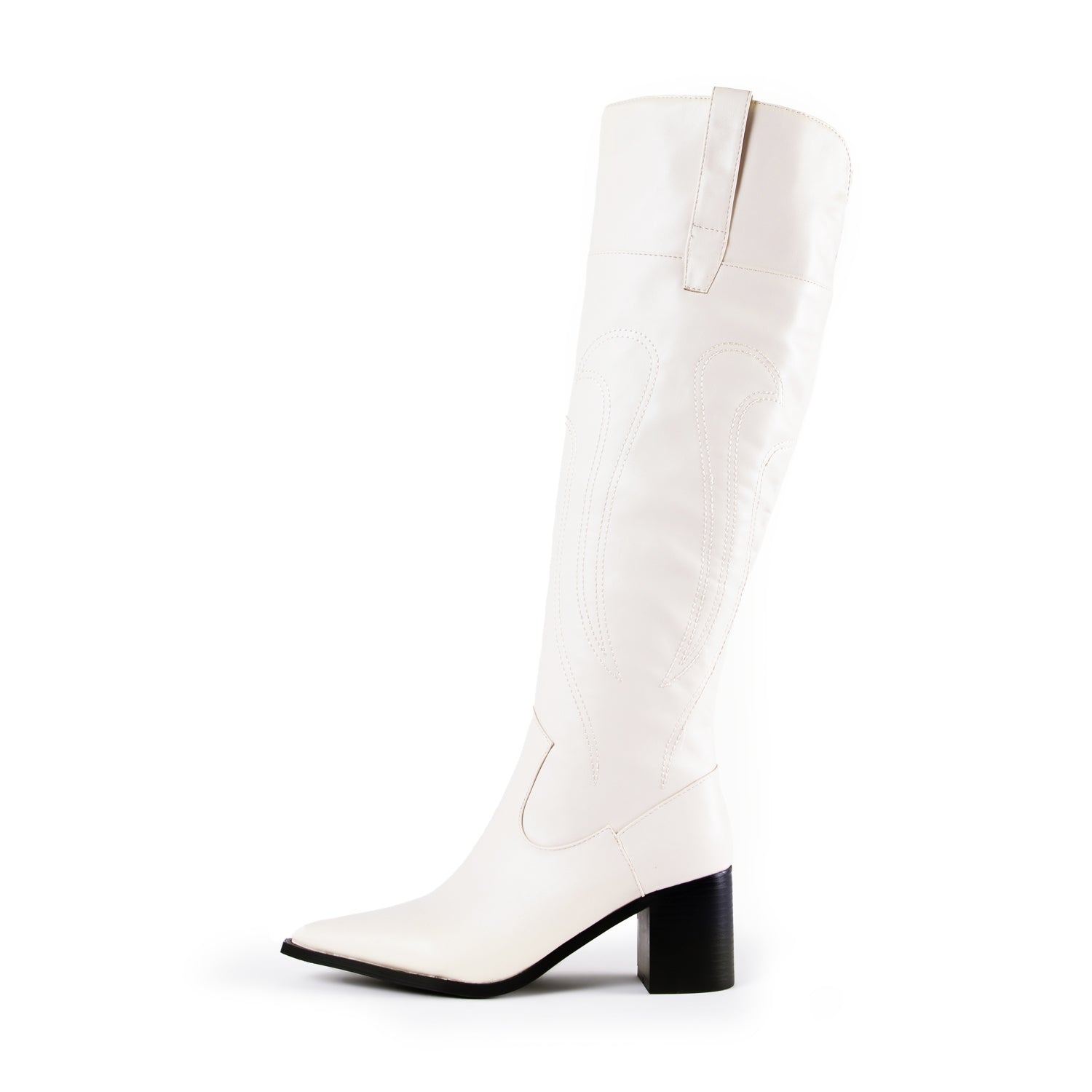 RAID Patsie Long Boot in  Off White