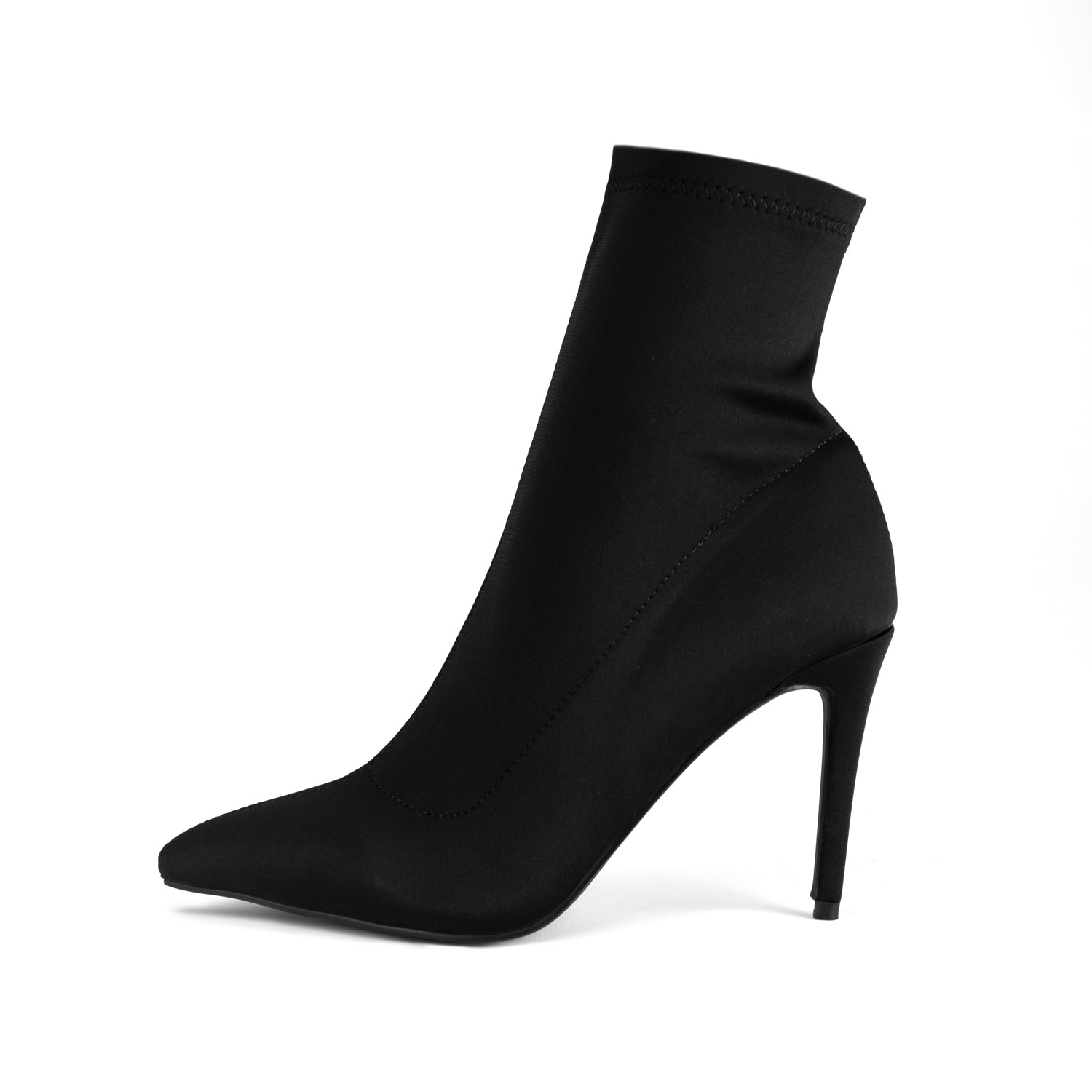 RAID Prisma Ankle Boots in Black Lycra