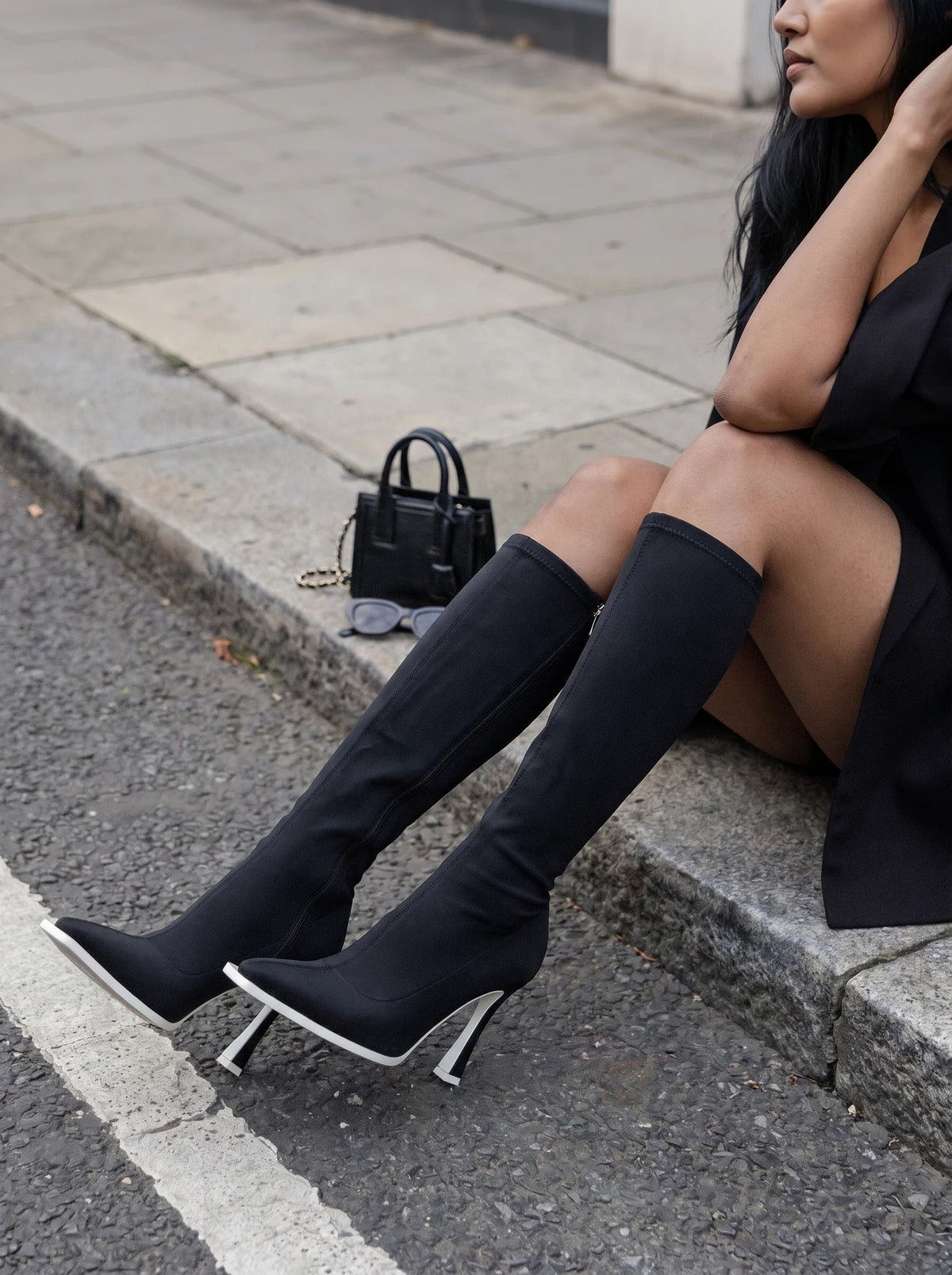 RAID Aerin Long Boot in White