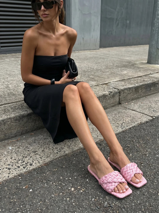 RAID Breezy Flat Mule in Pink