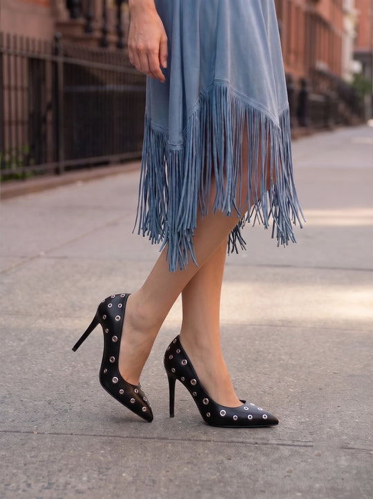 RAID Dover Court Heels in Black