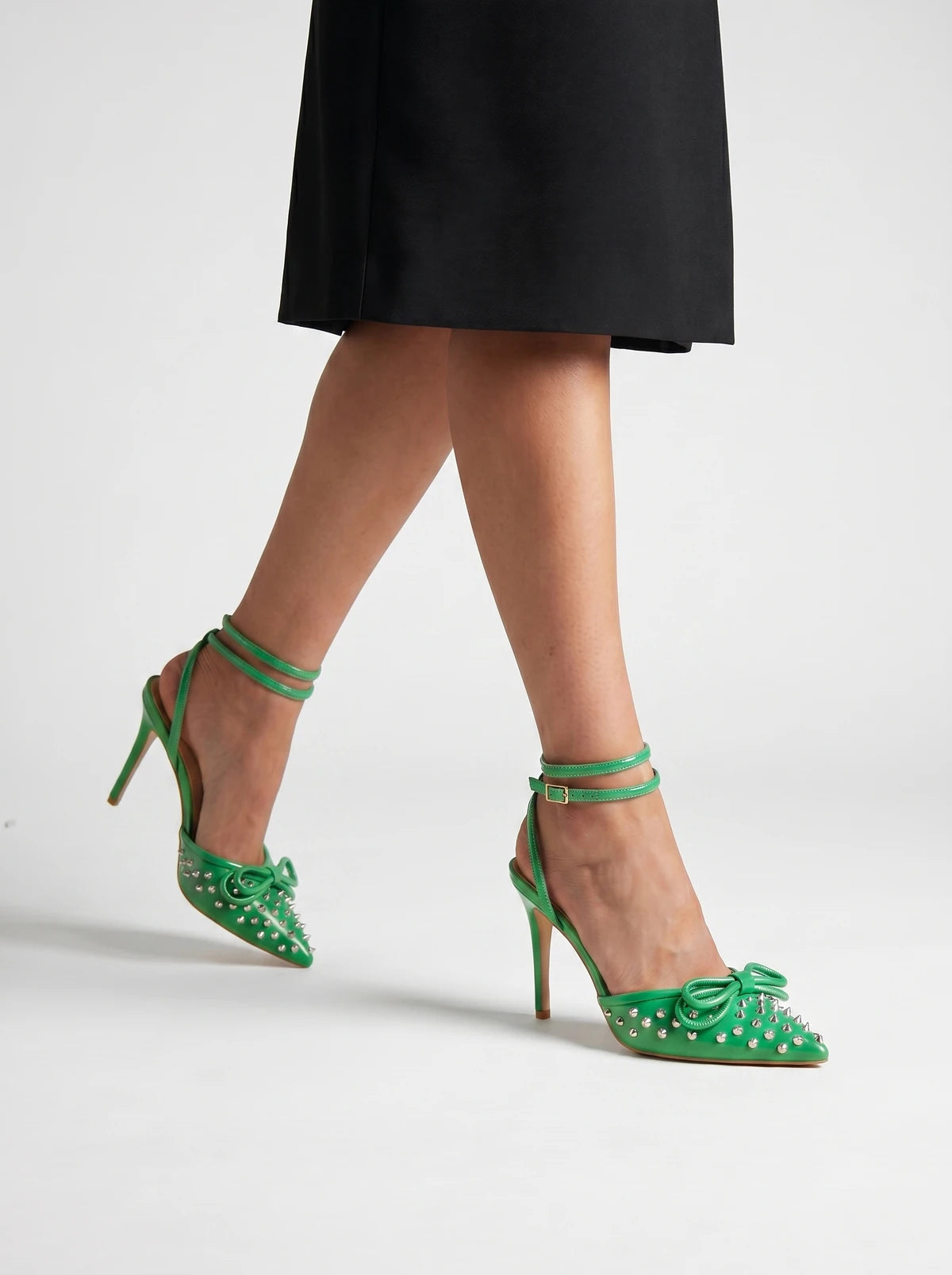 RAID Fawzia Heeled Pump in Green