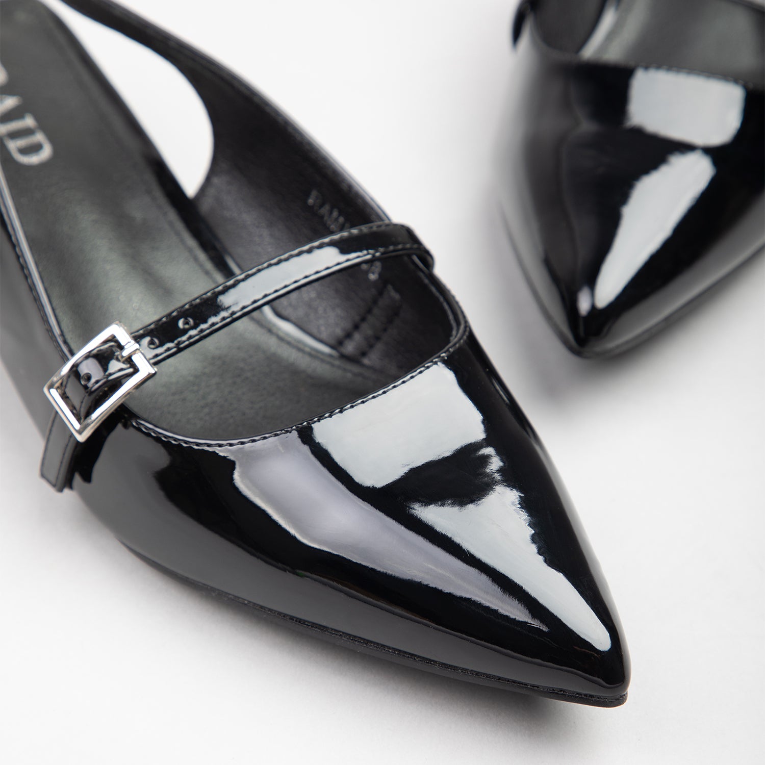 RAID Ramia Flat Slingbacks In Black