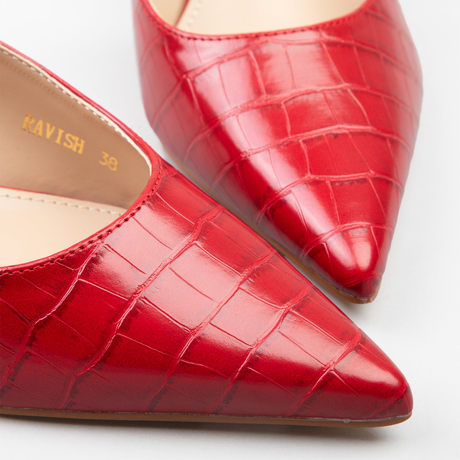 RAID Ravish Slingbacks in Red