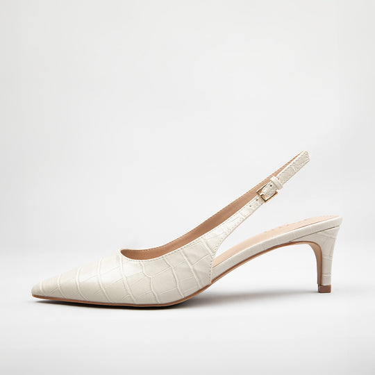 RAID Ravish Slingbacks in Beige