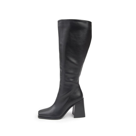 RAID Renzo Knee High Boots In Black